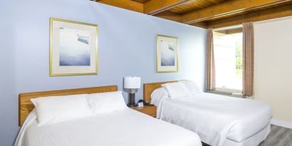 Bright and spacious day use room at Mount Peyton Resort & Conference Center.