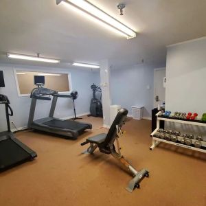 Well equipped fitness center at Mount Peyton Resort & Conference Center.