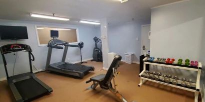 Well equipped fitness center at Mount Peyton Resort & Conference Center.