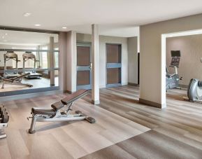 Fully equipped fitness center at Courtyard By Marriott Waterloo St. Jacobs.