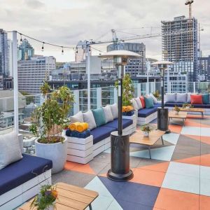 Rooftop lounge area at Hotel Monville - 295871.