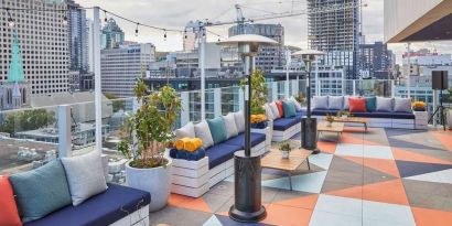 Rooftop lounge area at Hotel Monville - 295871.