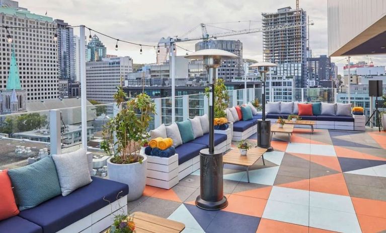 Rooftop lounge area at Hotel Monville - 295871.