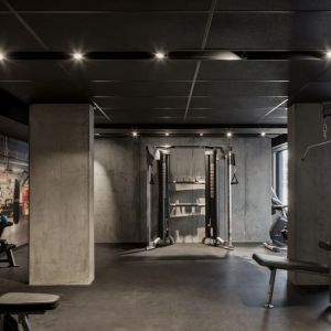 Fitness center at Hotel Monville - 295871.