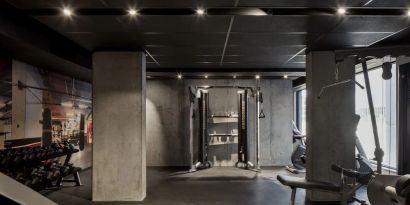 Fitness center at Hotel Monville - 295871.