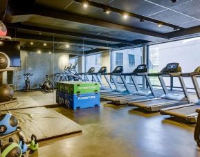 Fully equipped fitness center at Hotel Monville - 295871.