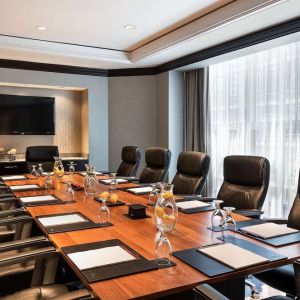 Professional meeting room at Hyatt Regency Boston.