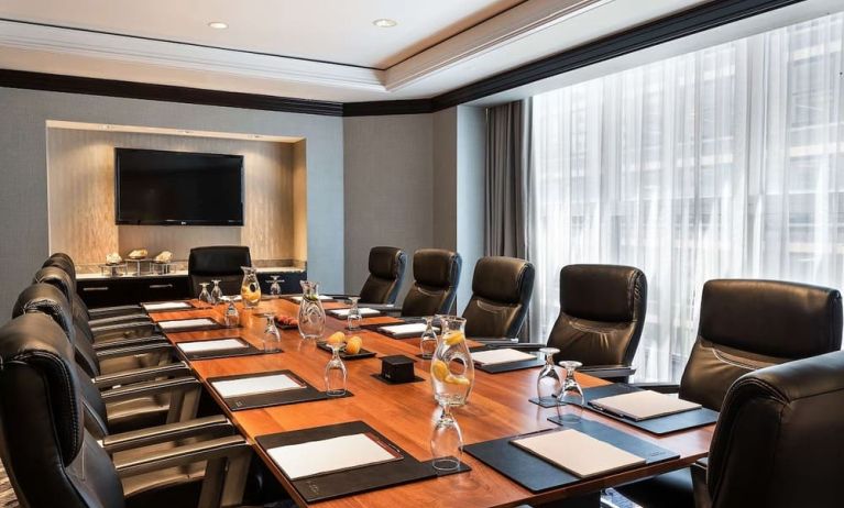 Professional meeting room at Hyatt Regency Boston.