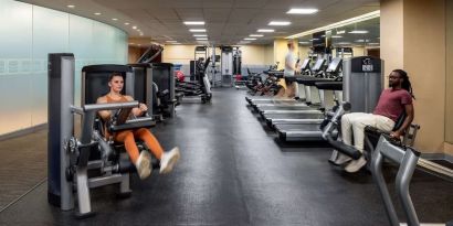 Fitness facility available at Hyatt Regency Boston.