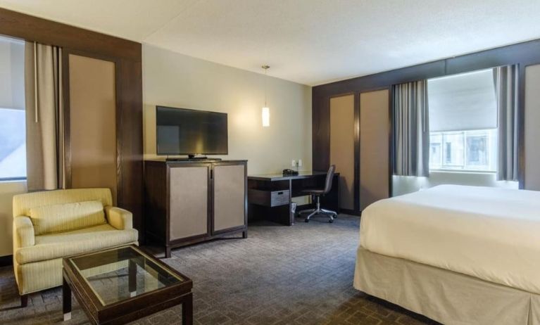 Spacious day use room with work desk at Arc The Hotel Ottawa.