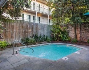 One of the 2 outdoor pools at Hotel St. Pierre.