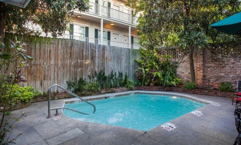 One of the 2 outdoor pools at Hotel St. Pierre.