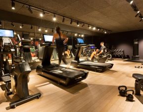 Fitness center at Pullman Lyon.