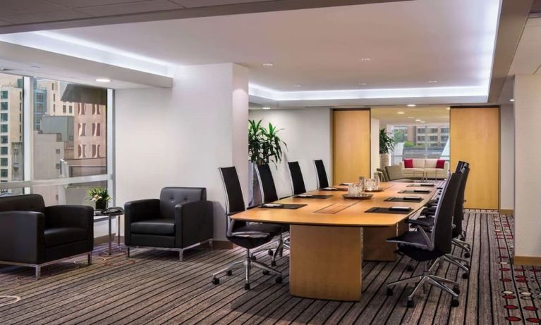 Professional meeting room at Hyatt Regency Vancouver.