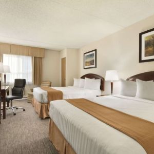 Day use twin room at Travelodge Edmonton South.