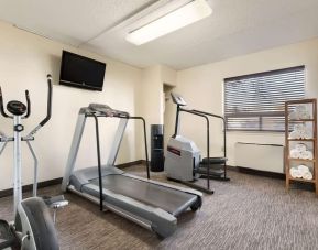 Fitness center at Travelodge Edmonton South.