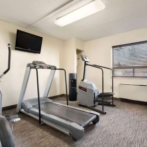 Fitness center at Travelodge Edmonton South.