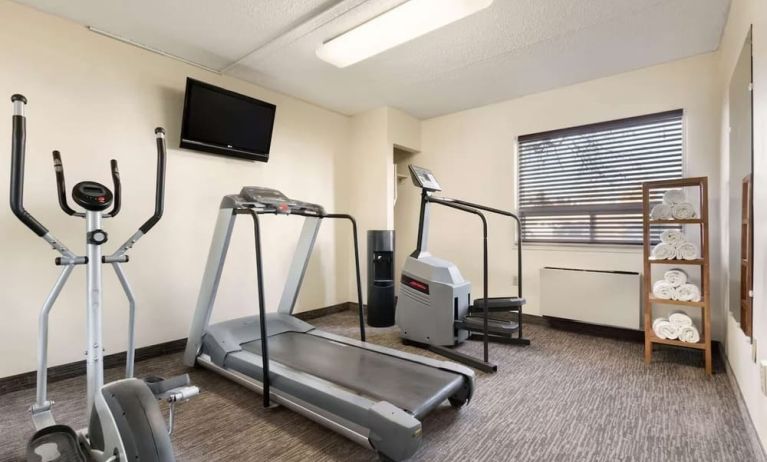 Fitness center at Travelodge Edmonton South.