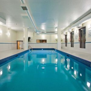 Relaxing indoor pool at Holiday Inn Conference Center Edmonton South.