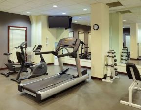 Fitness center at Holiday Inn Conference Center Edmonton South.