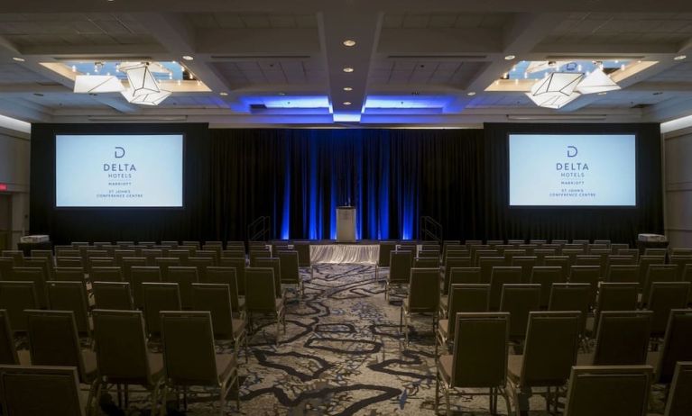 Conference room at Delta St. John's Hotel & Conference Center.