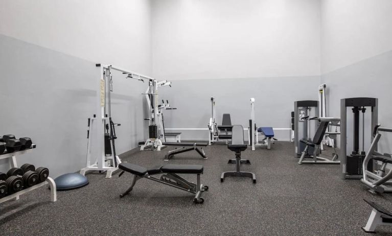 Fully equipped fitness center at Delta St. John's Hotel & Conference Center.