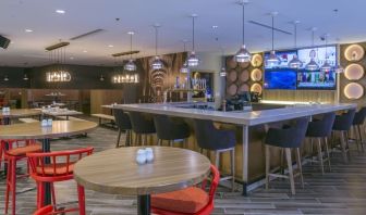 Hotel bar and lounge area at Delta St. John's Hotel & Conference Center.