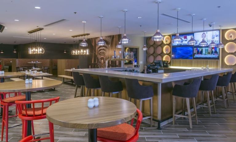 Hotel bar and lounge area at Delta St. John's Hotel & Conference Center.