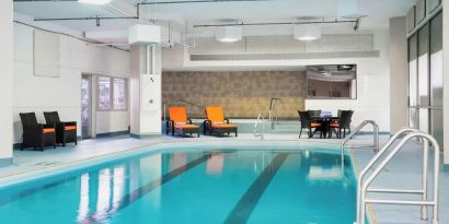 Relaxing indoor pool at Delta St. John's Hotel & Conference Center.