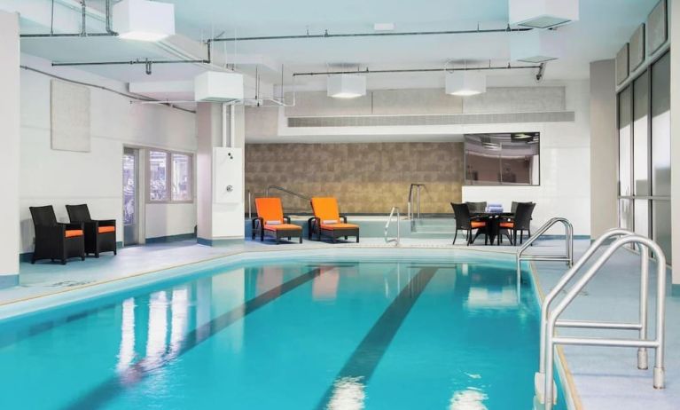 Relaxing indoor pool at Delta St. John's Hotel & Conference Center.