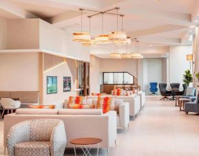 Stylish and comfortable lobby lounge, perfect for co-working at Delta St. John's Hotel & Conference Center.