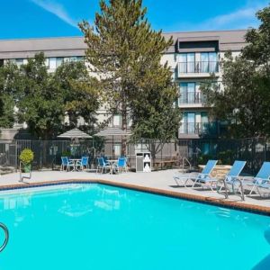 Refreshing outdoor pool at Four Points By Sheraton Salt Lake City Airport.