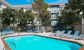 Refreshing outdoor pool at Four Points By Sheraton Salt Lake City Airport.