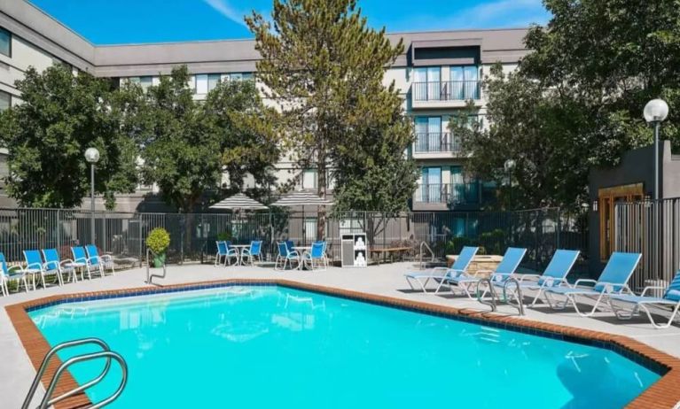 Refreshing outdoor pool at Four Points By Sheraton Salt Lake City Airport.