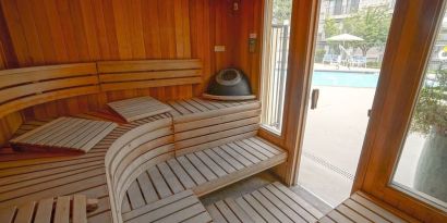 Sauna available at Four Points By Sheraton Salt Lake City Airport.