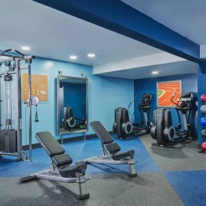 Fitness center available at Four Points By Sheraton Salt Lake City Airport.