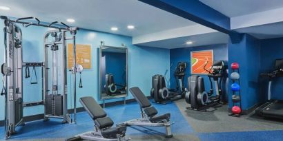 Fitness center available at Four Points By Sheraton Salt Lake City Airport.