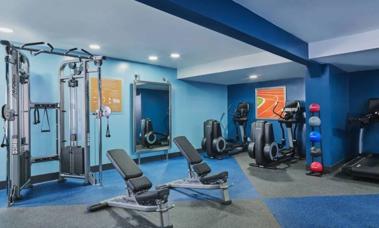 Fitness center available at Four Points By Sheraton Salt Lake City Airport.