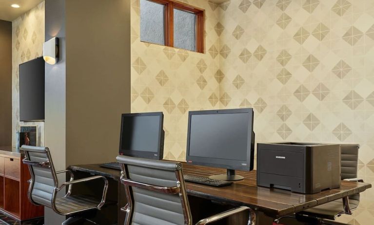 Business center available at Four Points By Sheraton Salt Lake City Airport.