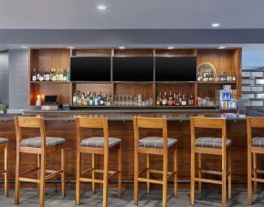 Hotel bar at Four Points By Sheraton Salt Lake City Airport.