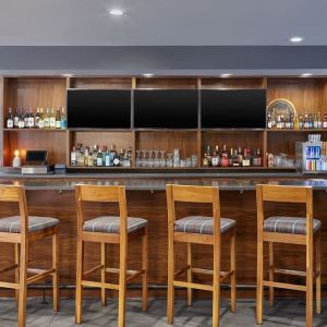 Hotel bar at Four Points By Sheraton Salt Lake City Airport.