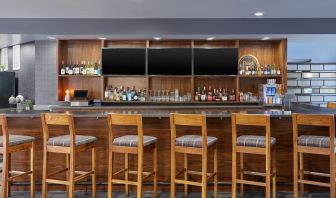 Hotel bar at Four Points By Sheraton Salt Lake City Airport.