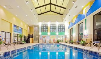 Refreshing indoor pool at Crowne Plaza Englewood.