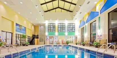 Refreshing indoor pool at Crowne Plaza Englewood.