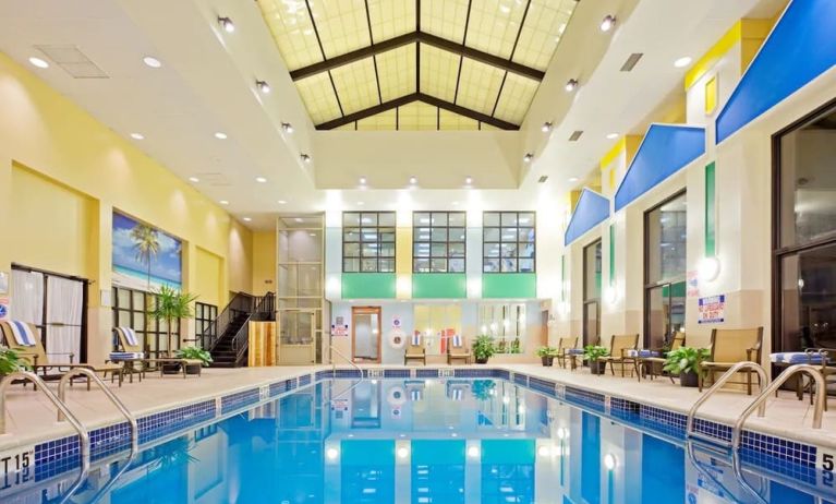 Refreshing indoor pool at Crowne Plaza Englewood.