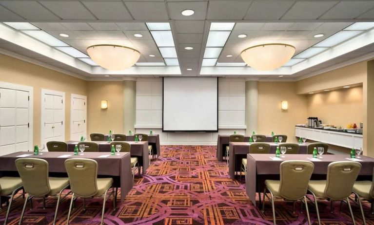 Meeting room at Crowne Plaza Englewood.