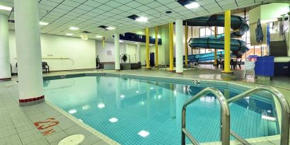 Indoor pool at Delta Hotel By Marriott Regina.