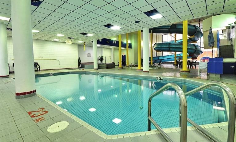 Indoor pool at Delta Hotel By Marriott Regina.