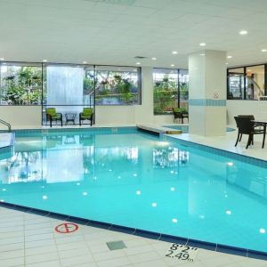 Relaxing indoor pool at Sheraton Hotel Newfoundland.