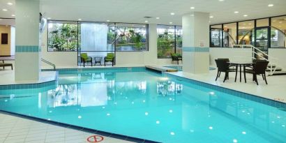 Relaxing indoor pool at Sheraton Hotel Newfoundland.